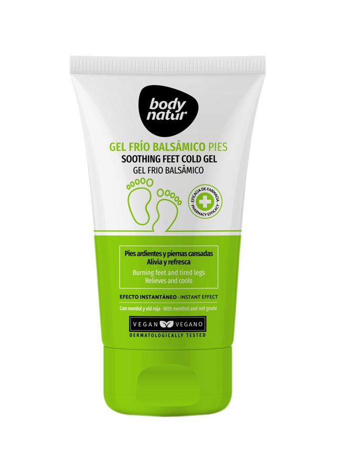 Body Natur Zklidňující chladivý gel na nohy 100 ml Body Natur