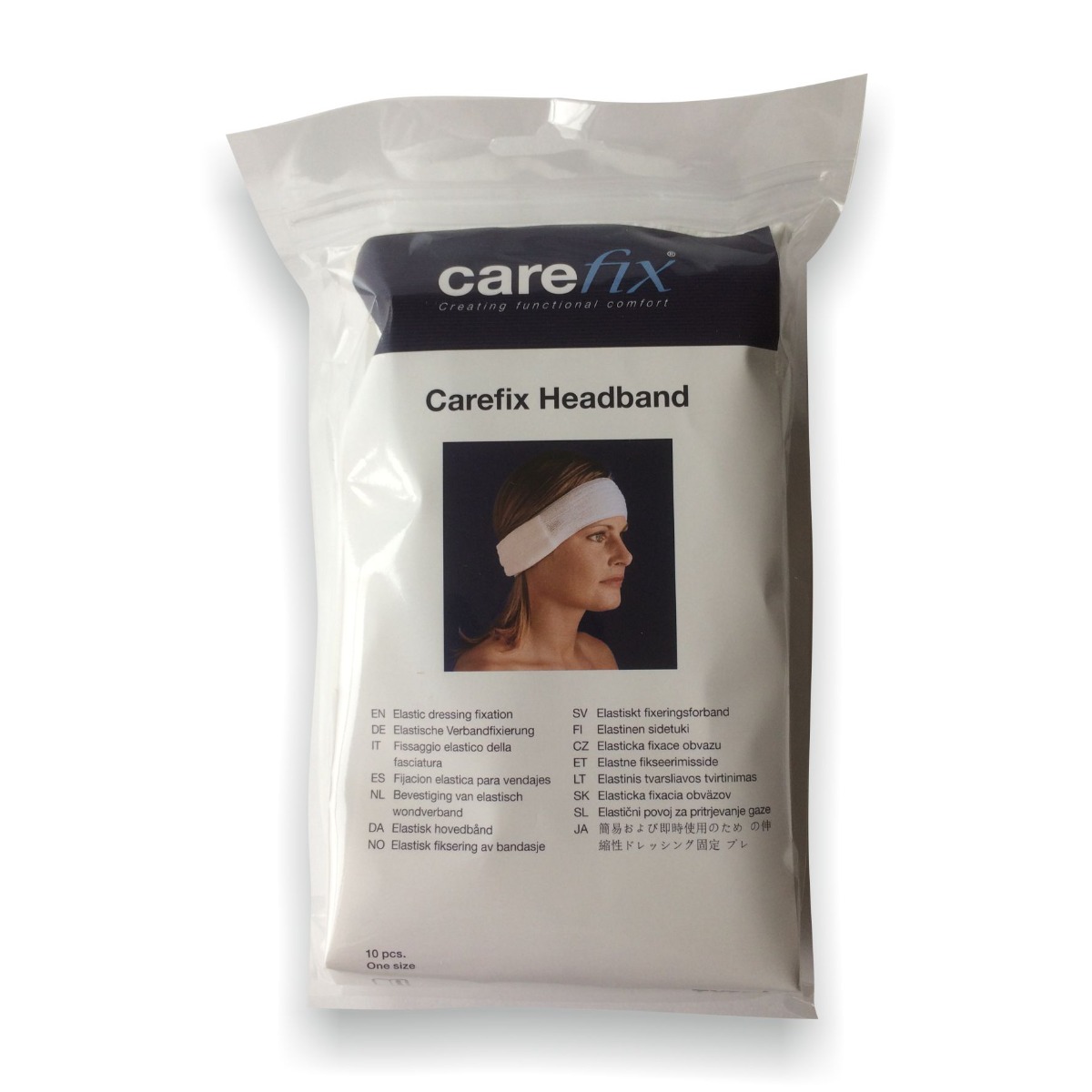 CareFix Headband vel. UNI elastická síťová čelenka 10 ks CareFix