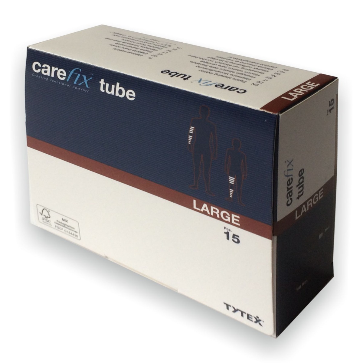 CareFix Tube vel. L elastický síťový obvaz 15 ks CareFix