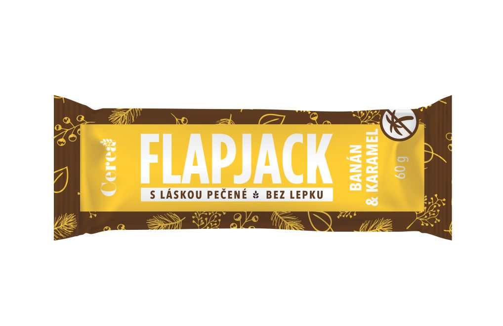 Cerea Flapjack Banán & karamel 60 g Cerea