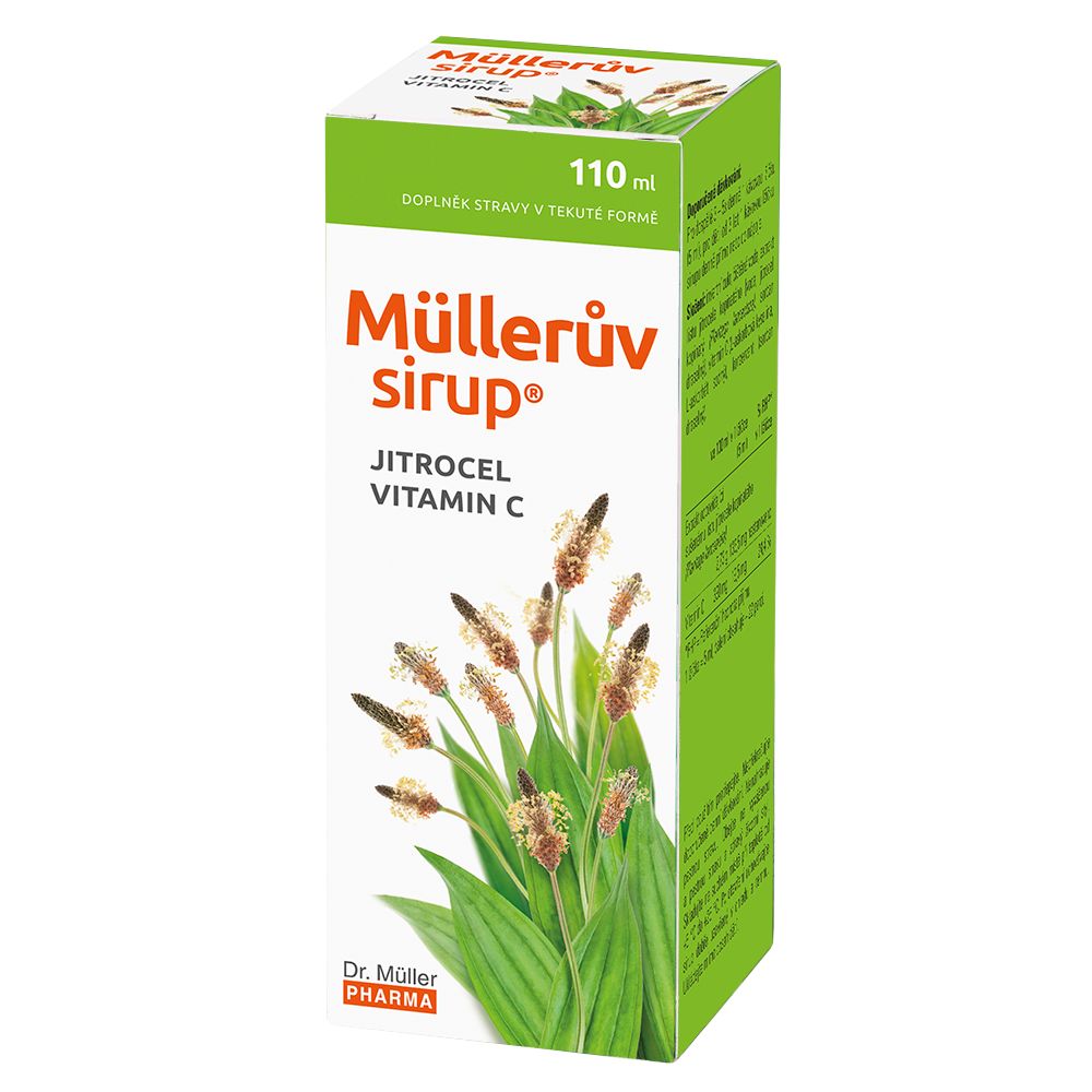 Dr. Müller Müllerův sirup s jitrocelem a vitaminem C 110 ml Dr. Müller
