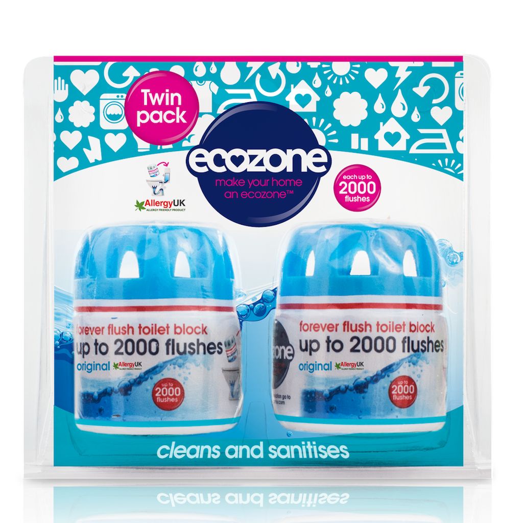 Ecozone Osvěžovač a čistič WC Duo Pack 2 ks Ecozone