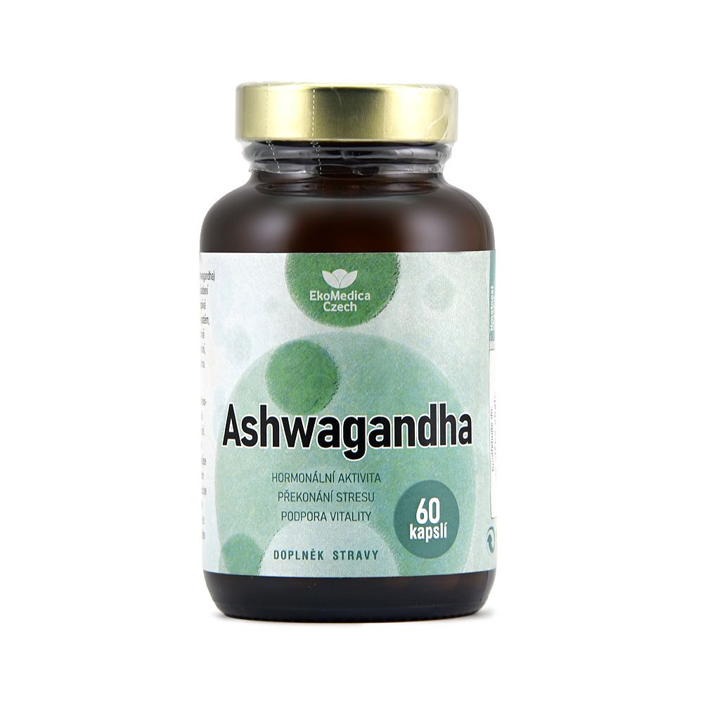 Ekomedica Ashwagandha 60 kapslí Ekomedica