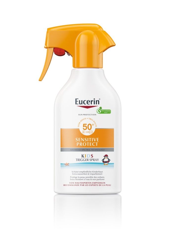 Eucerin SUN Sensitive Protect SPF50+ dětský sprej na opalování 250 ml Eucerin