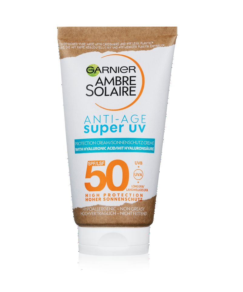 Garnier Ambre Solaire Super UV SPF50 ochranný krém proti vráskám 50 ml Garnier