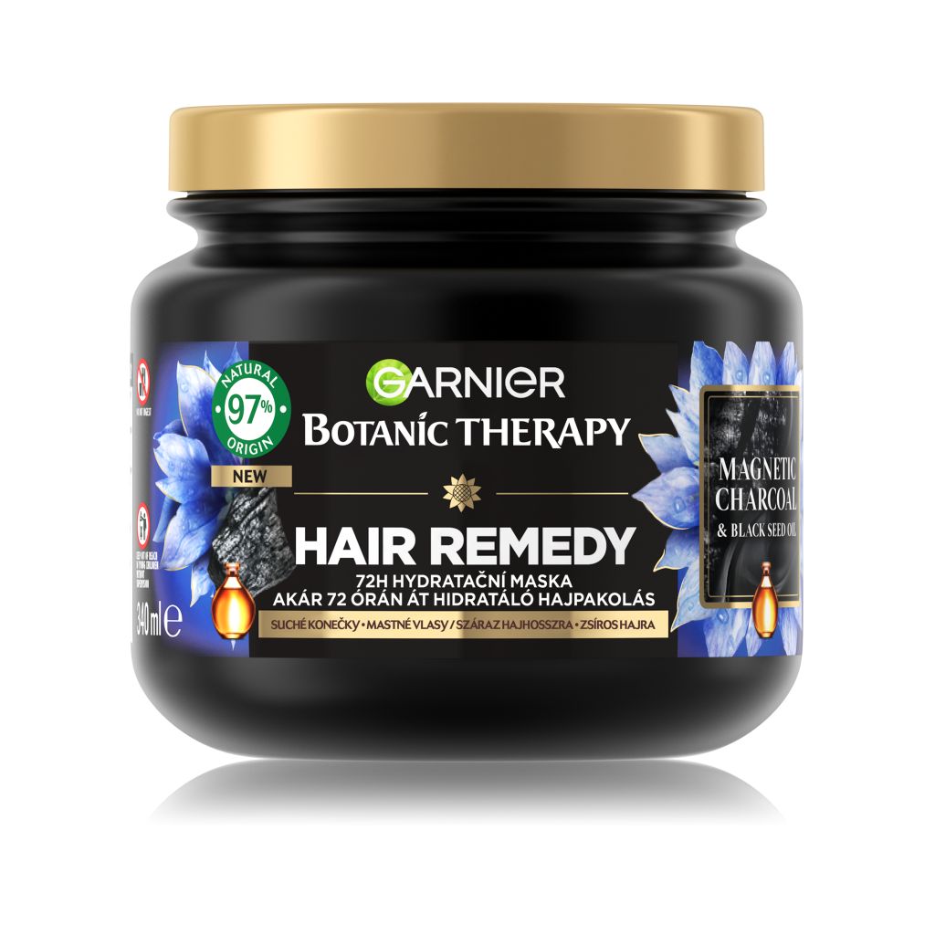 Garnier Botanic Therapy Hair Remedy Magnetic Charcoal hydratační vlasová maska 340 ml Garnier