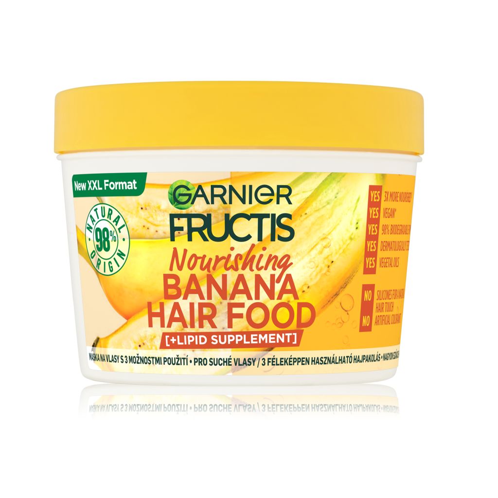 Garnier Fructis Hair Food Banana vyživující maska pro suché vlasy 400 ml Garnier
