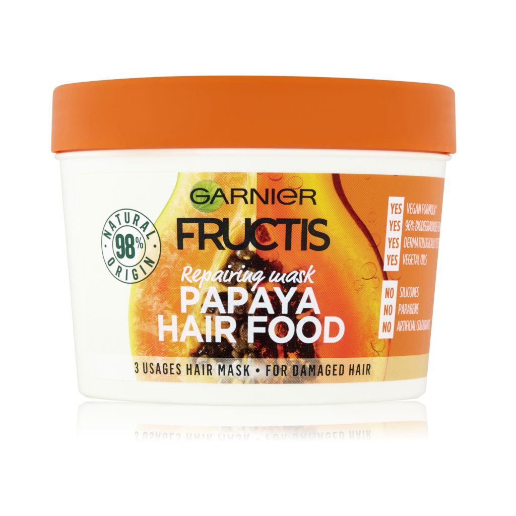 Garnier Fructis Hair Food Papaya regenerační maska pro poškozené vlasy 400 ml Garnier