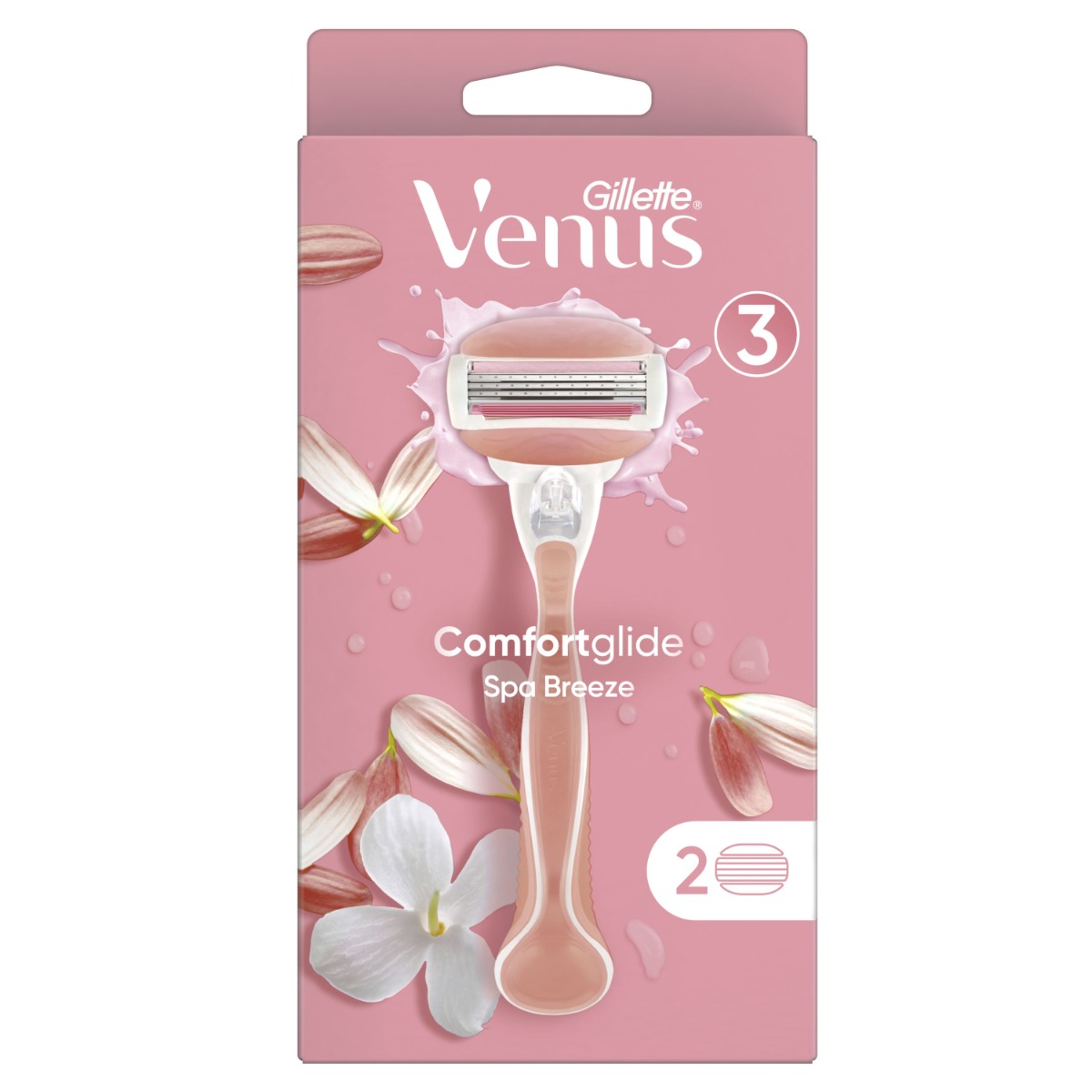 Gillette Venus Spa Breeze dámský holicí strojek + 2 hlavice Gillette