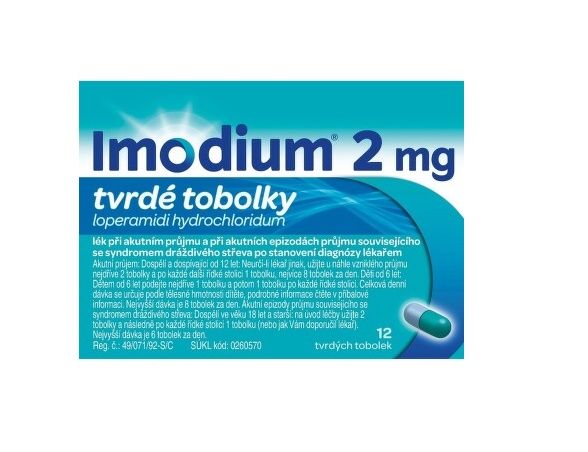 Imodium 2 mg 12 tobolek Imodium