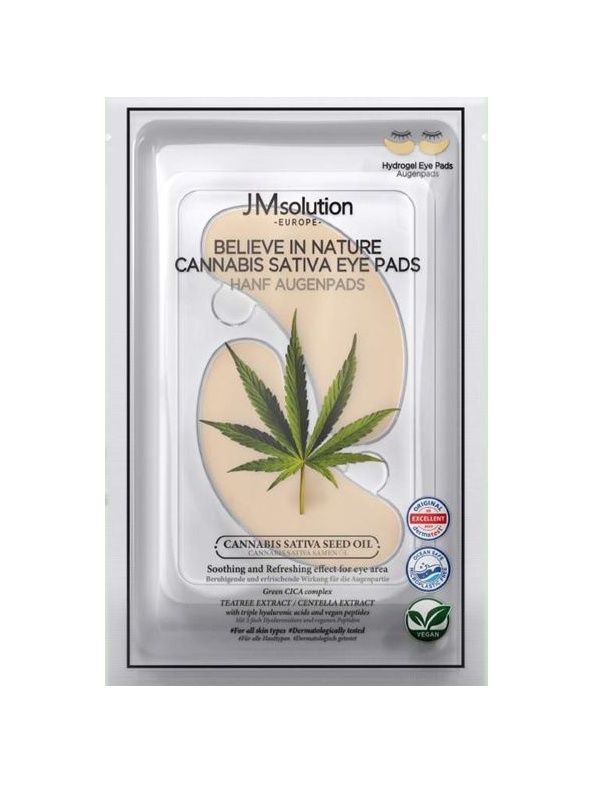 JM solution Oční polštářky konopný olej 1 pár JM solution