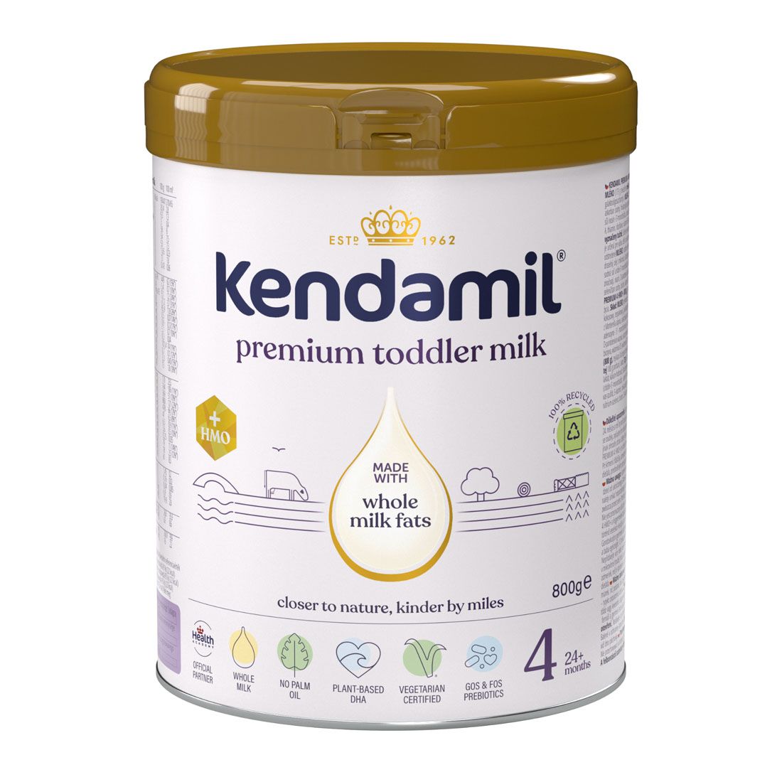 Kendamil 4 Premium Batolecí mléko HMO+ 800 g Kendamil
