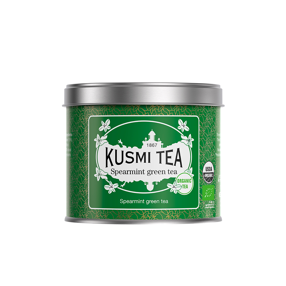 Kusmi Tea Organic Spearmint Green tea plechovka 100 g Kusmi Tea