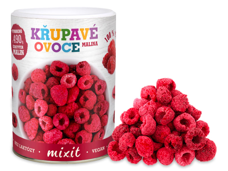 Mixit Křupavé ovoce Malina 70 g Mixit