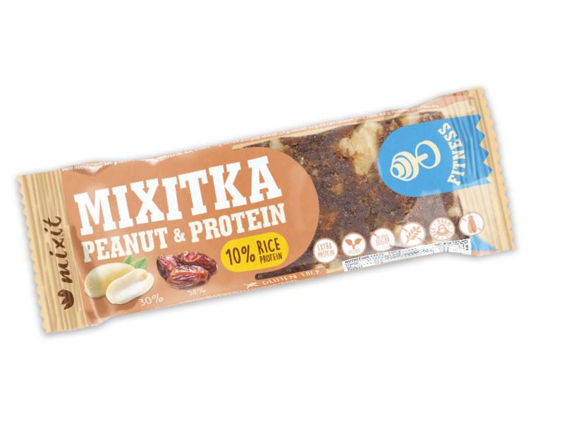 Mixit Mixitka Arašídy + Protein tyčinka 46 g Mixit