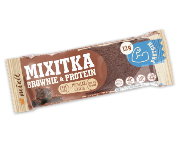 Mixit Mixitka Brownie + Protein tyčinka 43 g Mixit
