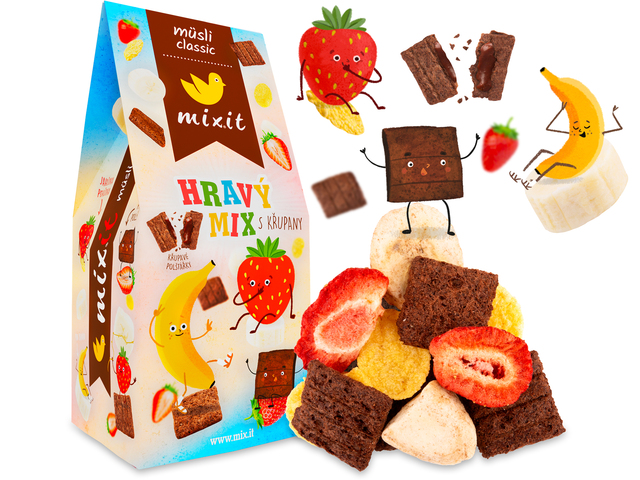 Mixit Müsli classic Hravý mix 300 g Mixit