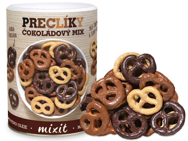 Mixit Preclíky Čokoládový mix 250 g Mixit