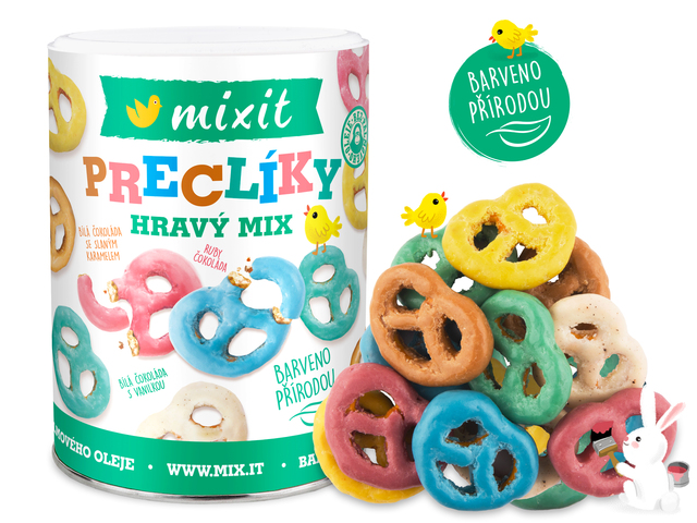 Mixit Preclíky Hravý mix 240 g Mixit