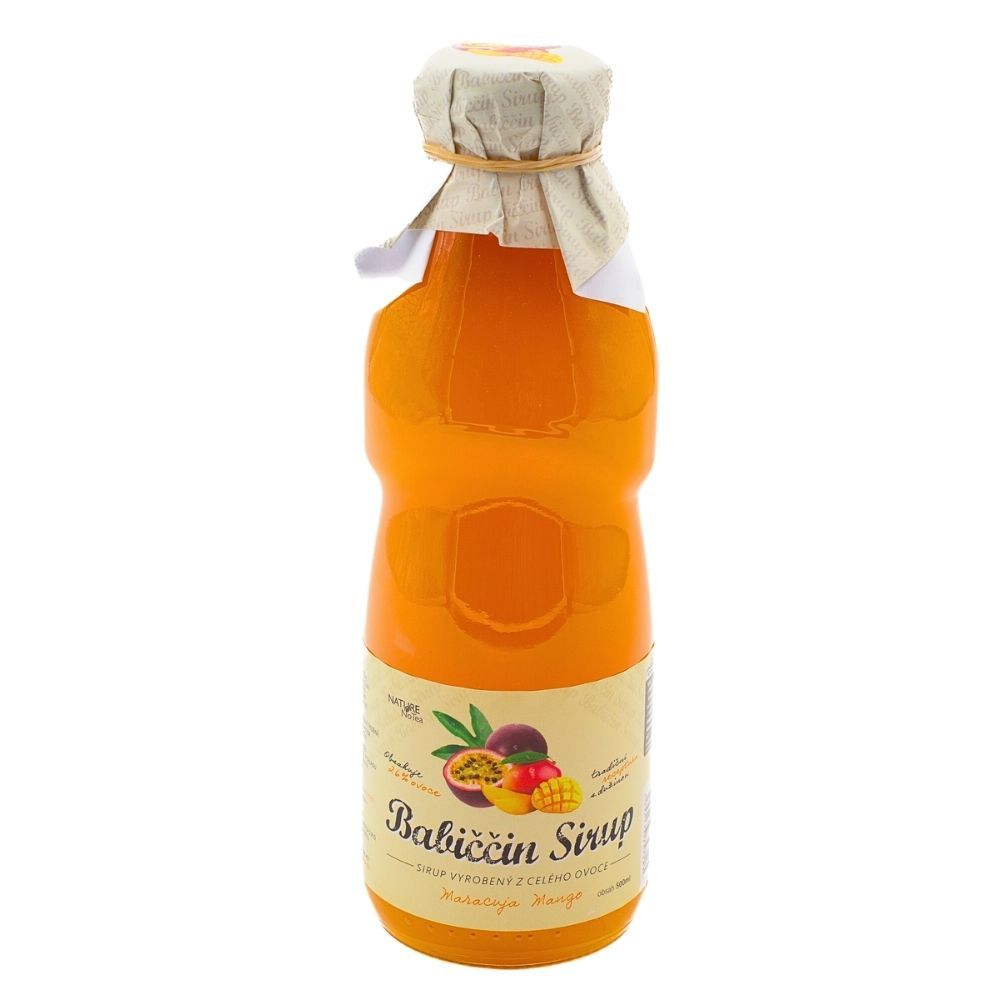 Nature Notea Babiččin sirup ovocný Maracuja a mango 500 ml Nature Notea