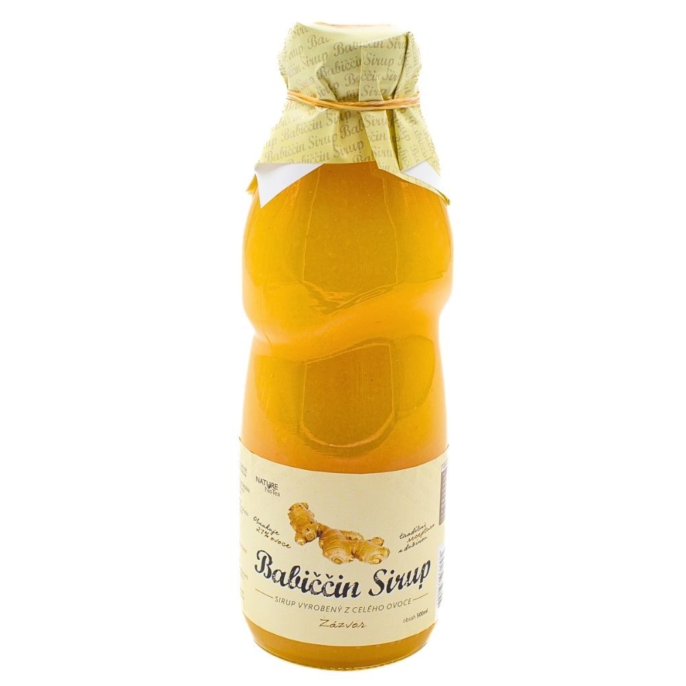 Nature Notea Babiččin sirup ovocný Zázvor 500 ml Nature Notea