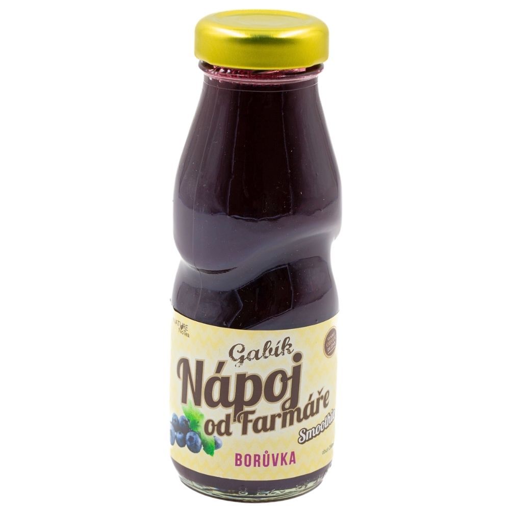 Nature Notea Gabík Nápoj od farmáře Borůvka 200 ml Nature Notea