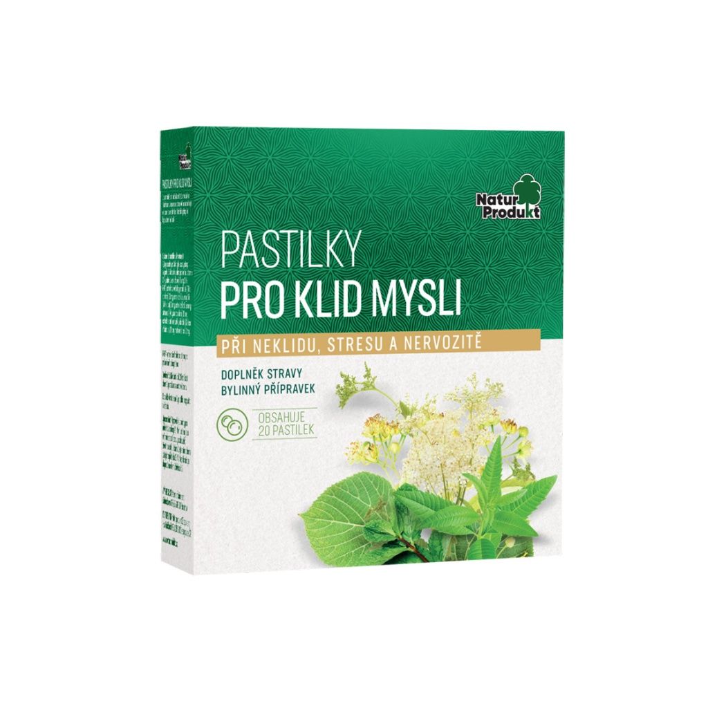 Naturprodukt Pastilky pro klid mysli 20 pastilek Naturprodukt