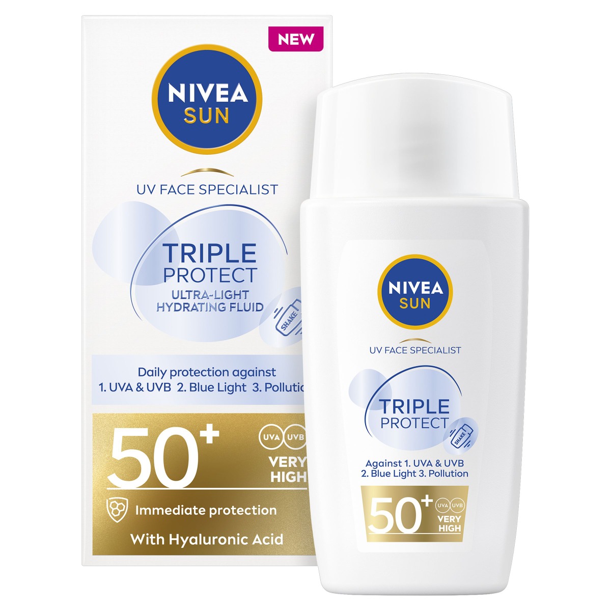 Nivea SUN Triple Protect OF50+ pleťový krém 40 ml Nivea