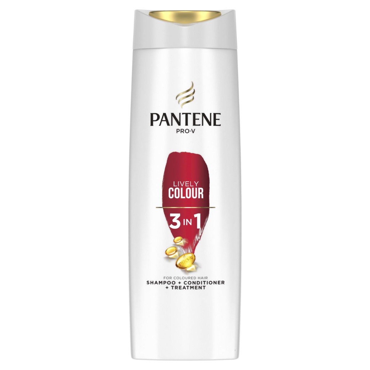 Pantene Pro-V Lively Colour šampon 3v1 na barvené vlasy 360 ml Pantene Pro-V