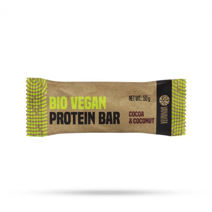 VanaVita BIO Vegan Protein Bar cocoa&coconut 50 g VanaVita