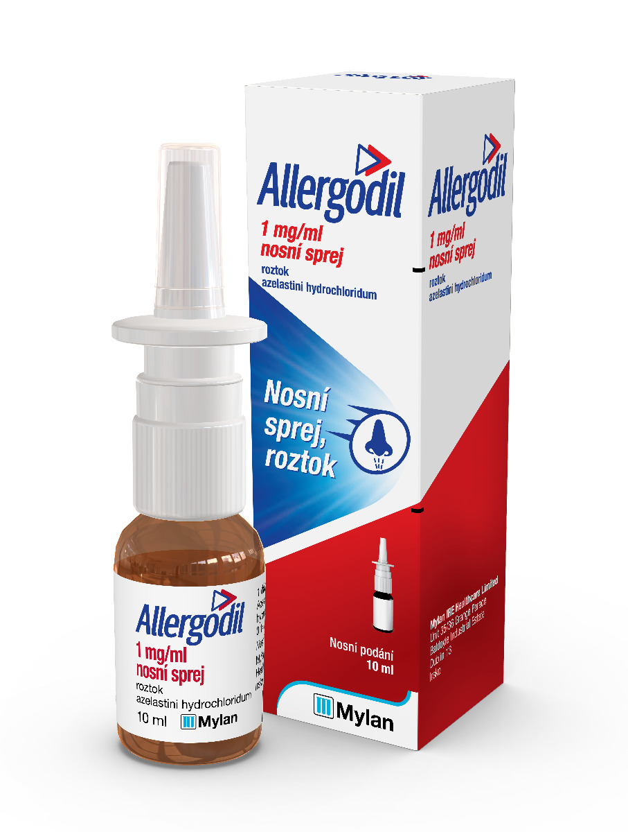 Allergodil 1 mg/ml nosní sprej 10 ml Allergodil