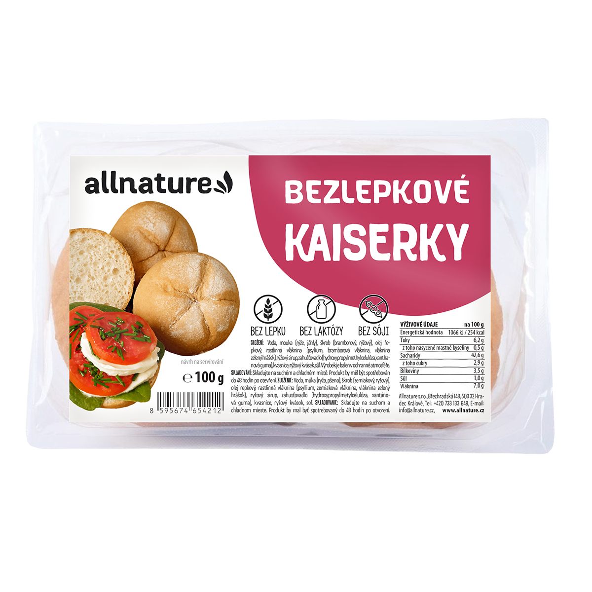 Allnature Bezlepkové kaiserky 100 g Allnature