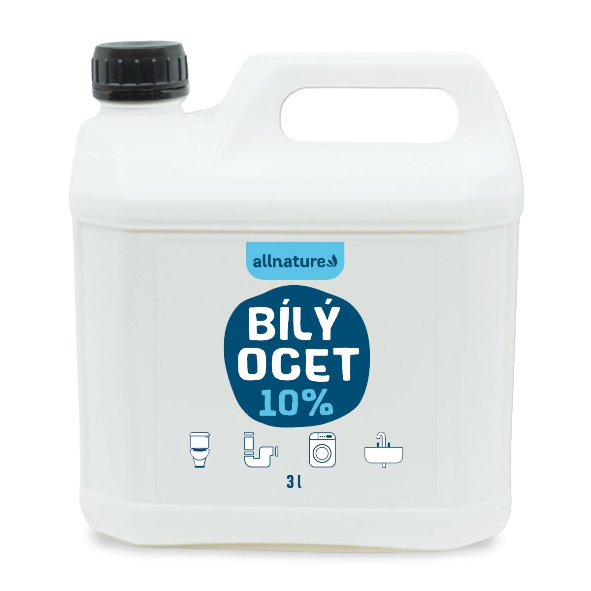 Allnature Bílý ocet 10% 3 l Allnature