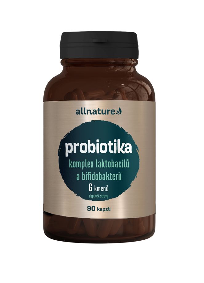 Allnature Probiotika Komplex laktobacilů a bifidobakterií 90 kapslí Allnature