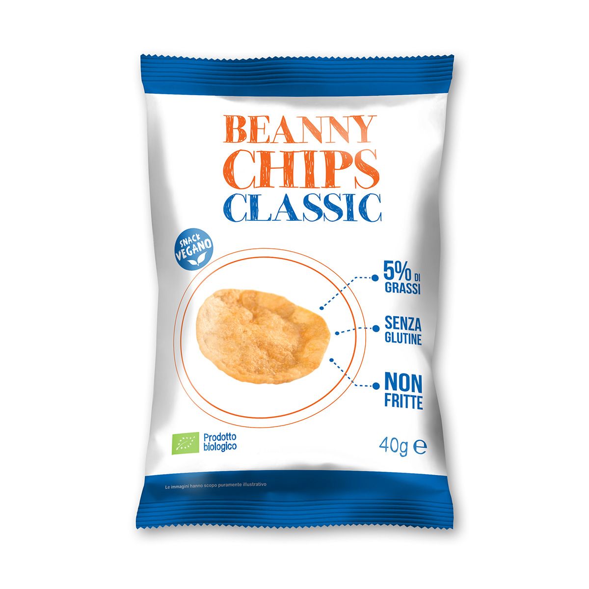 Beanny Chips classic BIO 40 g Beanny Chips