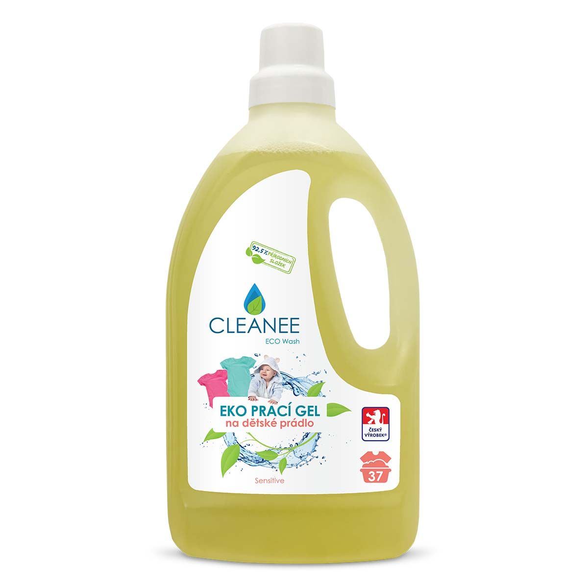 CLEANEE ECO Wash Prací gel na dětské prádlo 1