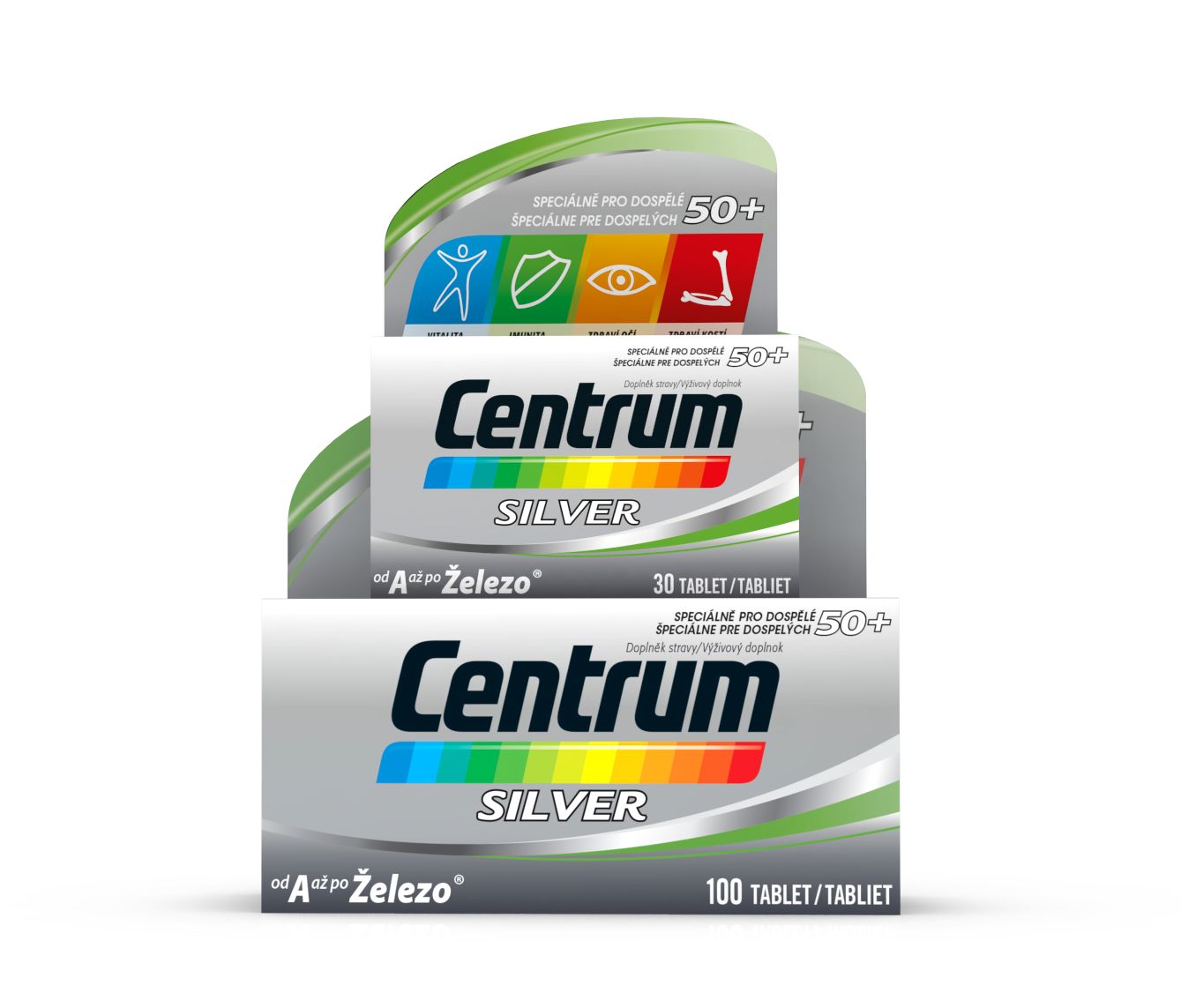 Centrum multivitamín Silver 100+30 tablet Spring Centrum