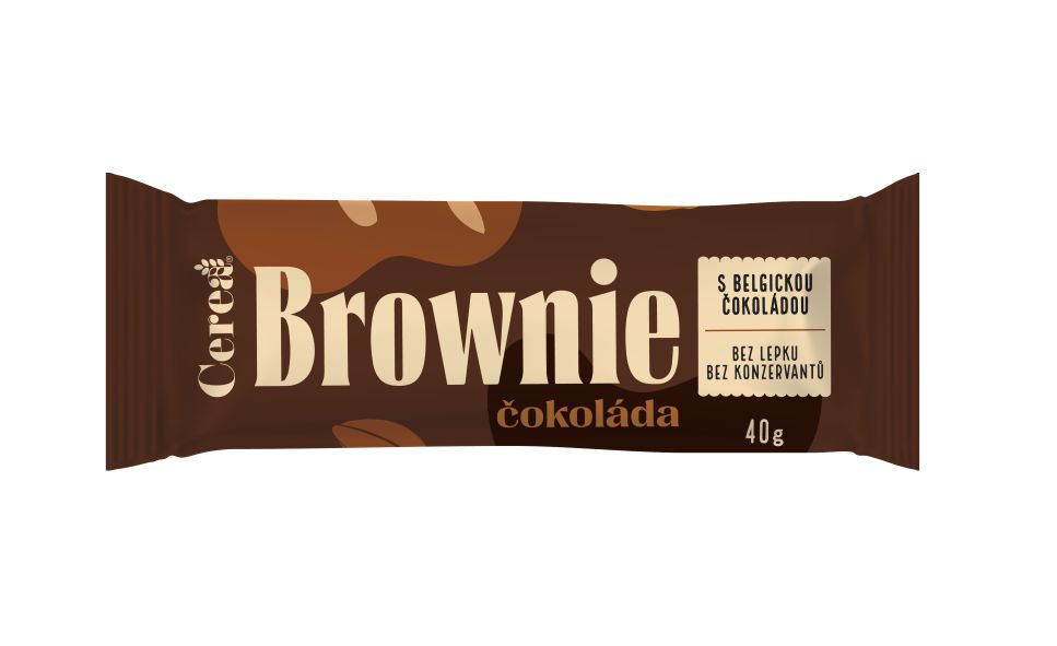 Cerea Brownie Čokoláda tyčinka 40 g Cerea
