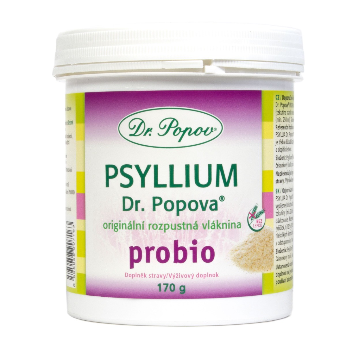 Dr. Popov Psyllium probio 170 g Dr. Popov