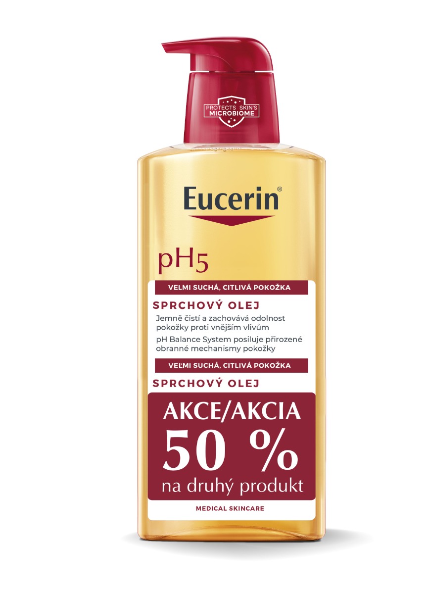 Eucerin Ph5 Relipidační sprchový olej 1+1 2x400 ml Eucerin