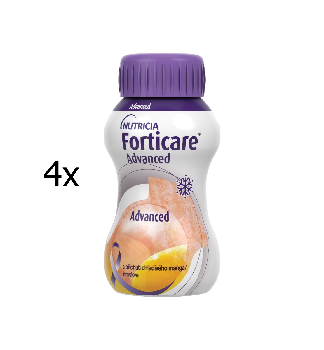 FortiCare Advanced Mango a broskev 4x125 ml FortiCare