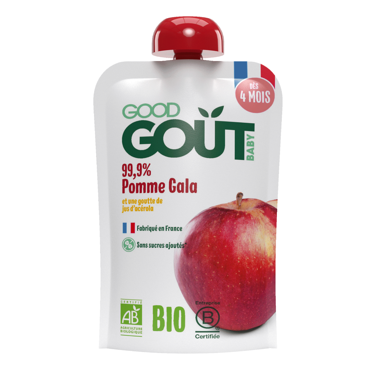 Good Gout BIO Jablko Gala 4m+ kapsička 120 g Good Gout