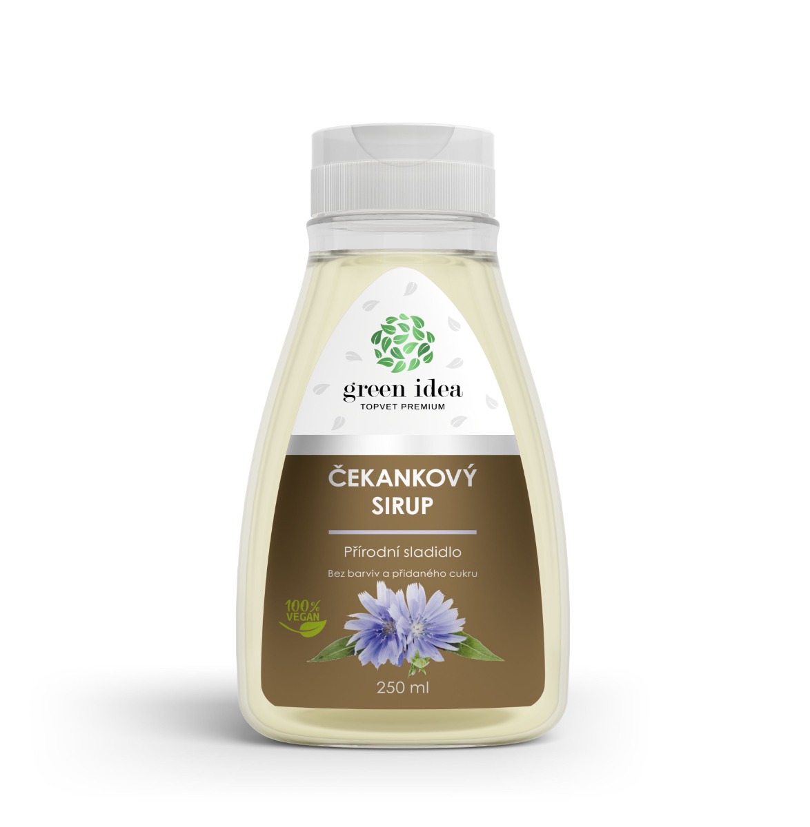 Green idea Čekankový sirup 250 ml Green idea