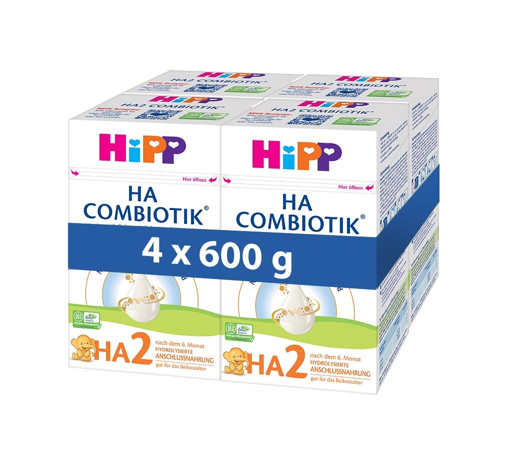 Hipp HA 2 Combiotik Pokračovací kojenecká výživa 4x600 g Hipp