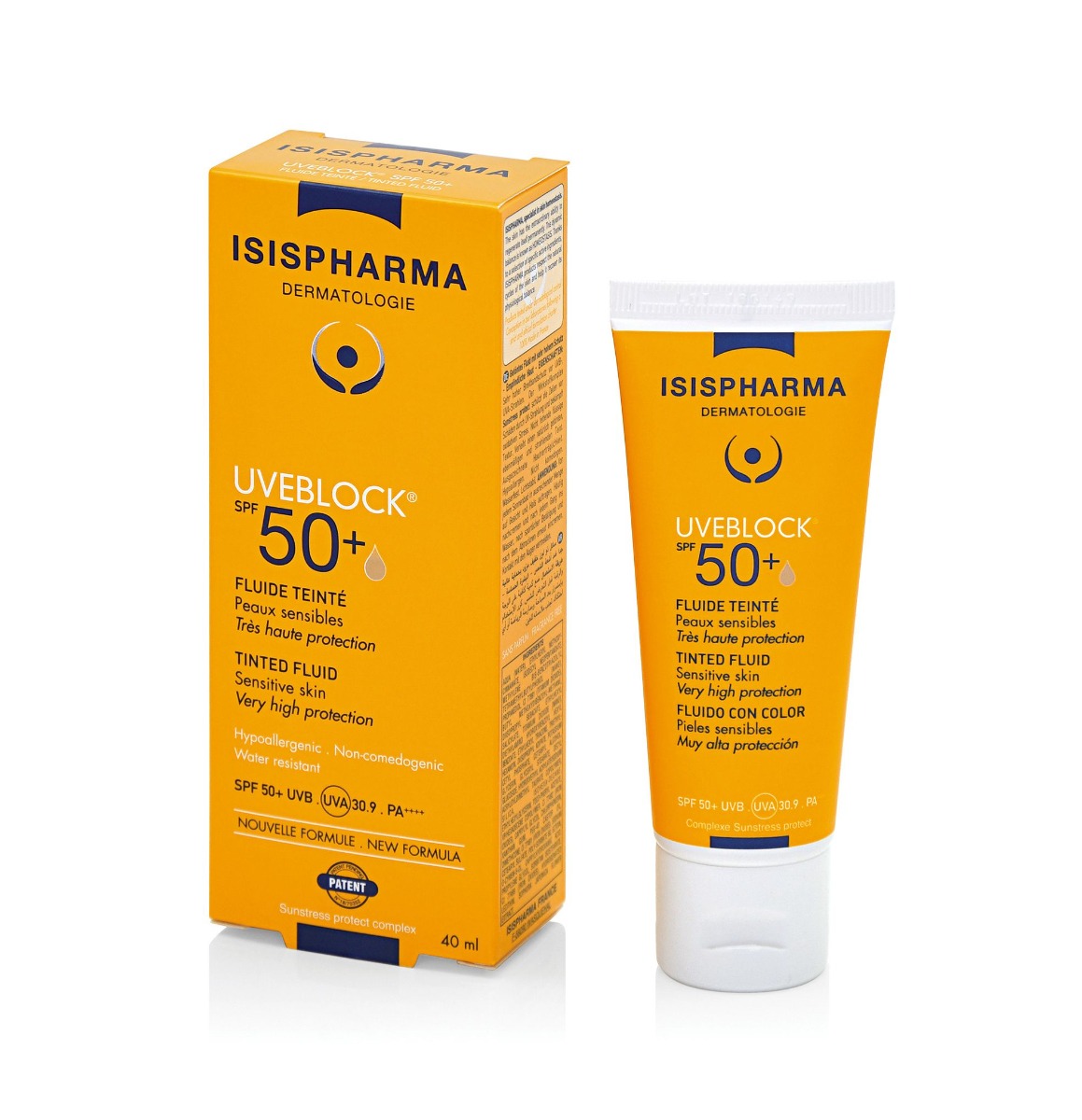 ISISPHARMA UVEBLOCK Light tinted fluid SPF50+ tónovaný fluid 40 ml ISISPHARMA