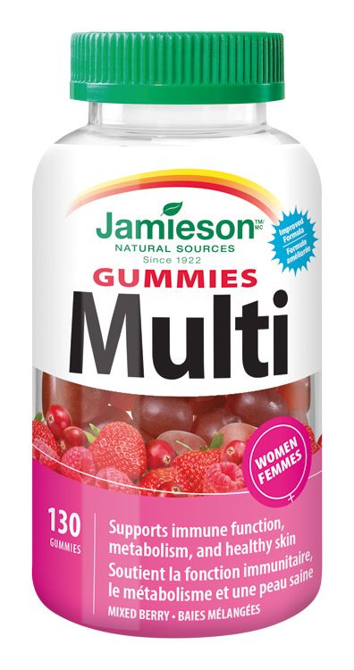 Jamieson Multi Gummies želatinové pastilky pro ženy 130 ks Jamieson