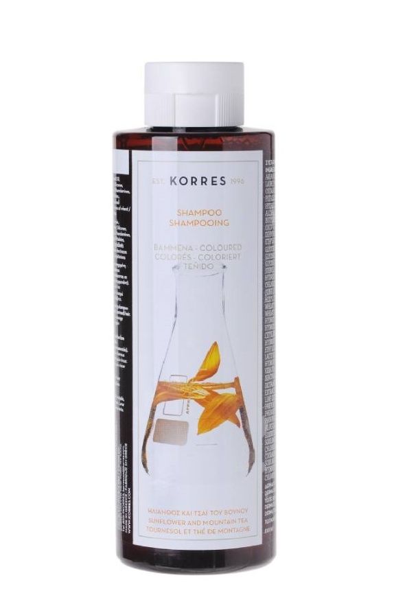 Korres Šampon Sunflower and Mountain tea 250 ml Korres