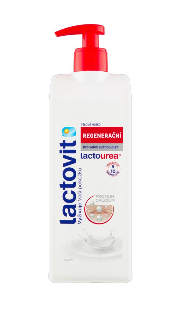 Lactovit Lactourea Tělové mléko regenerační 400 ml Lactovit