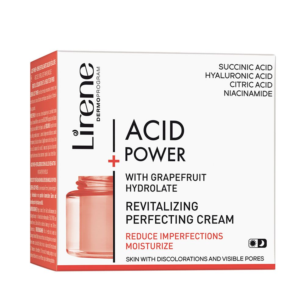 Lirene Acid Power Sjednocují krém s hydrolátem z grapefruitu 50 ml Lirene