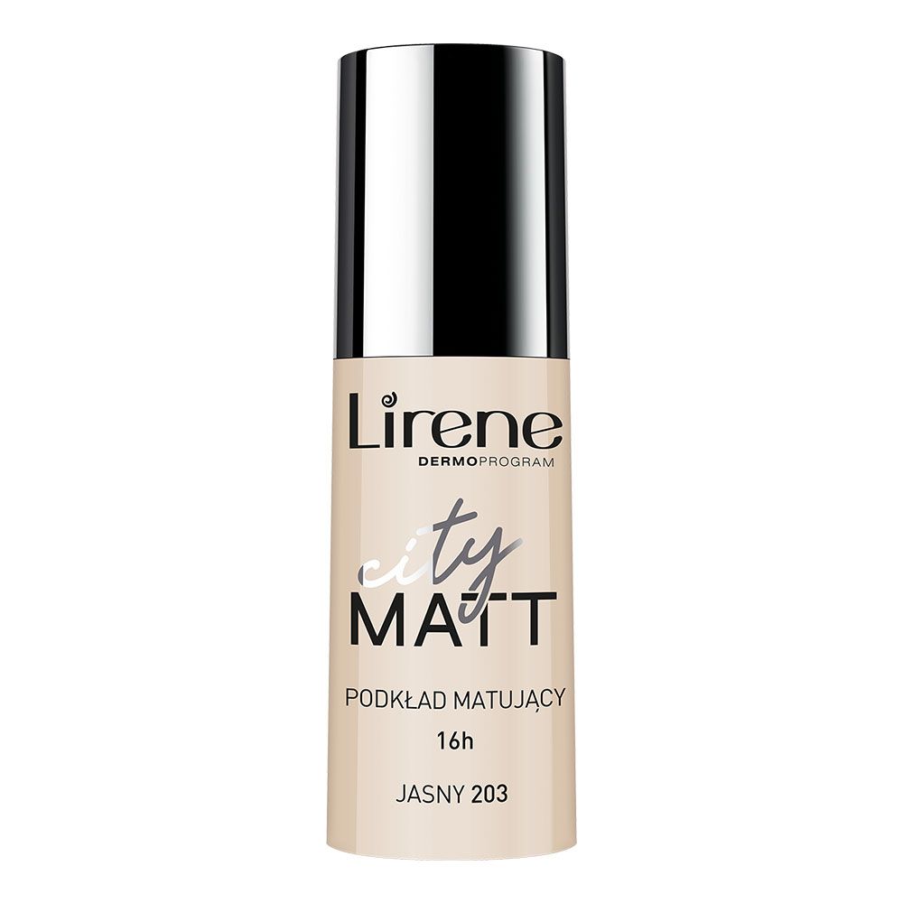 Lirene City Matt matující tekutý make-up 203 Light 30 ml Lirene